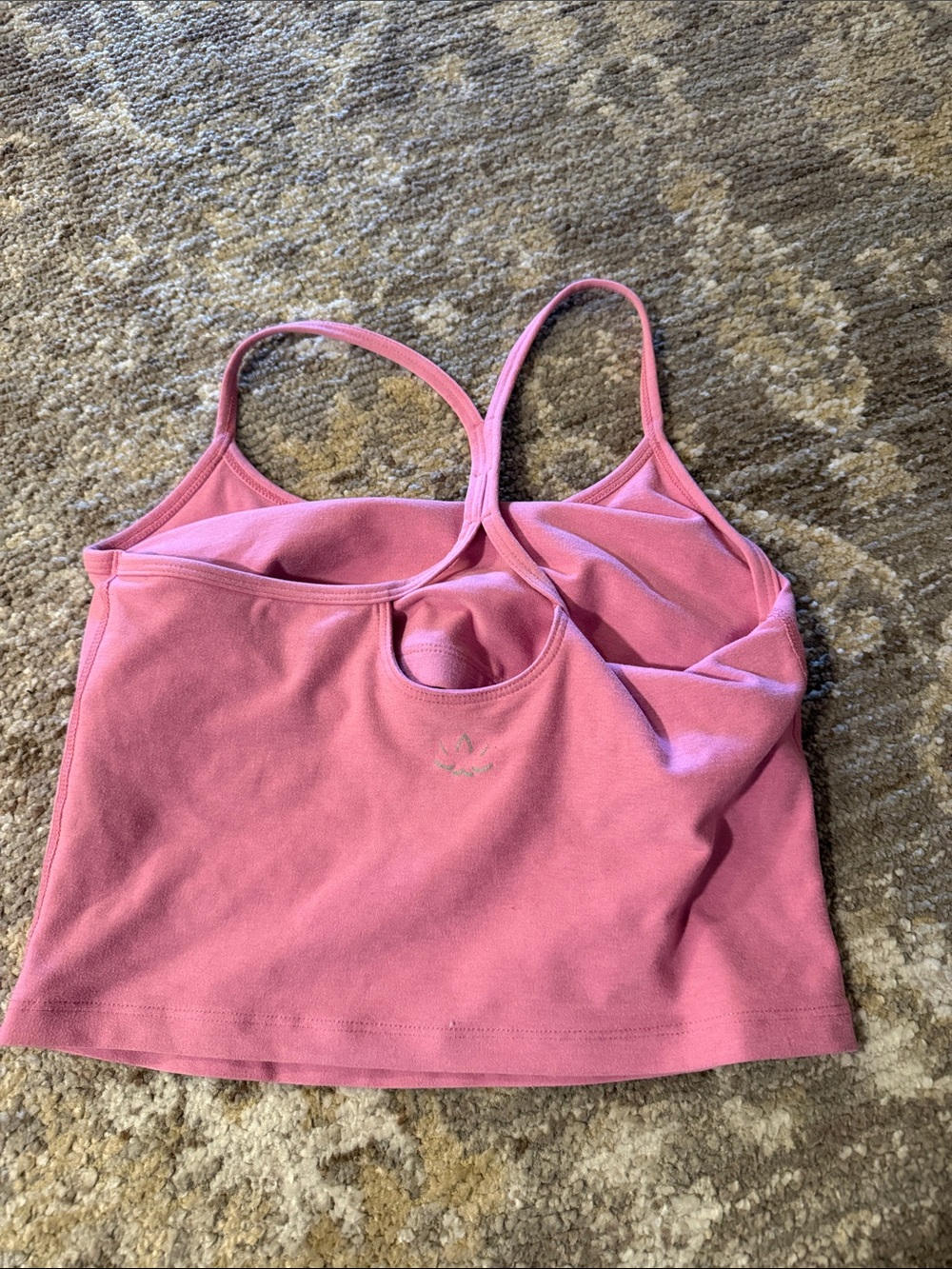 Beyond Yoga Pink Cropped Strappy Sports Bra - Picture 2 of 2